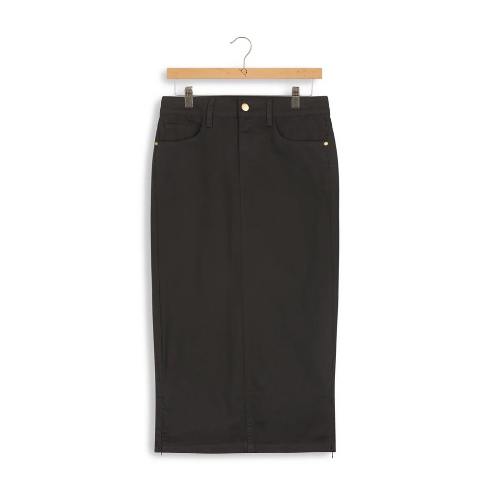 Heritage Denim Hd Classic Denim Maxi Skirt
